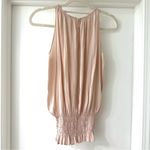 Ramy Brook  Sleeveless Lauren High Neck Blouse, Light Pink Blush, Sz Extra Small Photo 8