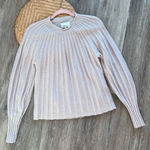 3.1 Phillip Lim  wool & cashmere ribbed mock‎ neck sweater balloon sleeve size L Photo 0