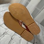 Mystique Boutique  White Tan Sandals with Gold Accents size 8 Photo 5