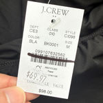 J.Crew NWT  Ruched Plunge One Piece Swim Suit in Solid Black Sz M CI098 Photo 9