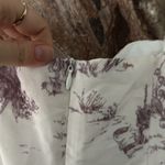 Commense Toile Print Corset Dress size xs White Photo 6