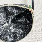 Betsey Johnson Black Floral & Polka Dot Satin Mini Crossbody Bag Photo 6