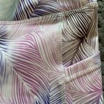 Gaiam  White/Pink/Purple WIde Waistband Leggings Size Small EUC #6163 Photo 2