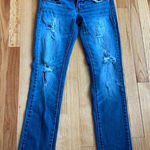 American Eagle American‎ Eagle Outfitters Skinny Distressed Low Rise Stretch Jeans size 6 Photo 0