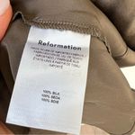 Reformation NWT Dasha Silk One Shoulder Maxi Dress in Morel Brown Photo 10