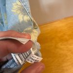 American Eagle NWT  Sunflower Denim Jumper Overall Dress Size Large Photo 4