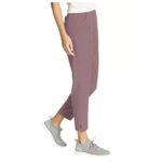 Eddie Bauer  Womens Traveler Ankle Pants Light Purple Large Photo 1