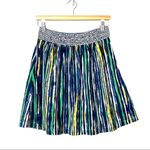 Anthropologie Anthropology Porridge Duo-Patterned Striped Multi Color Watercolor Skirt Size 2 Photo 1