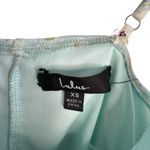 Lulus Weekend Impulse Light Blue Floral Ruffled Cropped Tank Top NWT Photo 2