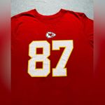 Nike  Kansas City Chiefs Travis Kelce #87 Women’s Red T-Shirt XL NFL Photo 3