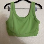 Alo Yoga Alo Green Wellness Sport Bra in green Apple size Large Photo 2