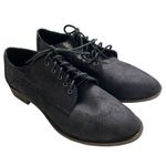 Very Volatile Warner Oxford Flats Womens Size 10 Black Office Wear Lace Up Style Photo 5