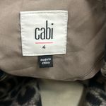 CAbi Women’s Jacket Blazer Jungle Animal Print Style # 3373 Gray Black Size 4 Photo 4