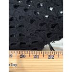 Freshman 1996 NWT Open Knit Pullover Crop Sweater Black Women's Size Large Photo 7