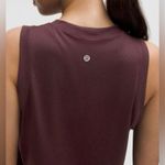 Lululemon  NWT Swiftly Cropped Oversized Tank Top Goodnight Plum Size 14 Photo 2