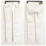 American Eagle  AEO White Skinny Studded Jeans Size 0 Photo 1