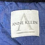 Anne Klein Vtg  Navy Wide-Wale Corduroy Double Breasted Coat Quilted Lining‎ Photo 6