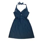 Athleta  Halter‎ Swimsuit Underwire Dress Sz 34 D/DD Black Stretch Adjustable Photo 1