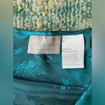 Jaclyn Smith Vintage 2002 Studio teal Asian print maxi slip dress, size medium Photo 9