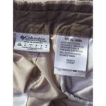 Columbia Pants Cropped Tan Lightweight Woman's Size Medium Hiking Summer Photo 7