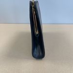 Salvatore Ferragamo Vintage Firenze 4 Navy Leather Clutch Shoulder Bag-Preowned Photo 3