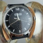 Coach Maddy Stainless Steel Silver Black Wrist Watch Photo 1