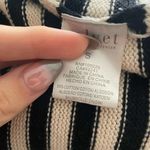 Velvet by Graham & Spencer Striped Knit Sweater Hoodie Sz‎ Small Cashmere Blend White Photo 5