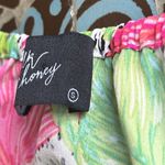 Milk and Honey  TROPICAL CROPPED TOP WITH TIE Sz: S Photo 6