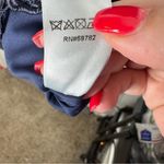 Adrianna Papell Illusion Neck Built-In Bra Navy Lace Sheath Dress US Size 6 Photo 6