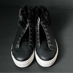 Koolaburra by UGG Women's Sundell Fuzz Chukka Sneaker, Black, Size 7.5 Black Photo 1