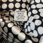 St. John  Knit Jacket Size 14 Black White Fringe Trim Flower Brooch Saks USA Photo 3