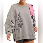 FP Movement All Star Logo Pullover Size Small Gray Photo 3