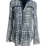 Maeve  Size 6  Abella Pin Tuck Blouse Anthropologie Career Office Attire Work Photo 0