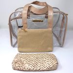 Vince Camuto  large cosmetic bag with two NWOT pouches Photo 3