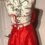 Morgan Gown Corset Prom Sheer Shiny Lace Up Corset Open Back A Photo 3