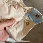 Anthropologie XS Carleton color block anorak Stylish Light Blue and Cream Jacket Photo 11