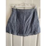 Naked Zebra  Women's Small Blue Chambray Skort Tied Spring Festival Photo 5