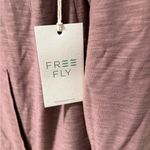 Free Fly Bamboo Slub Hoodie NWT Women’s size Large in Fig Mauve Lightweight Pink Photo 3