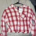 Forever 21 Cropped Flannel Photo 0