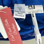 Boutique EAST COAST BELLA Royal Blue Sequin Cocktail Dress Corset Back Mini Women’s Sz 2 Photo 10