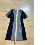 Loft  Size 4 Two-Tone Short‎ Sleeve Dress Colorblock Grey Black Photo 1