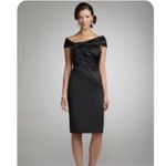 David's Bridal One Shoulder Black Dress Size 6 Photo 3