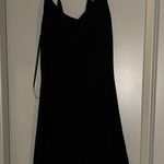 Naked Zebra  Black Midi Dress Photo 0