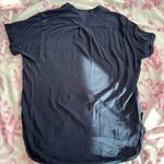 Lysse  women’s navy short sleeve button up top Photo 4