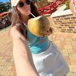 LIONESS Light Blue Cut Out Crop Top Photo 5