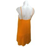 ZARA  Women's Orange Sleeveless Cami Camisole Square Neck Mini A-Line Dress Sz S Photo 1