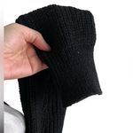 IRO  Black open shoulder merino wool blend long Sweater Photo 5