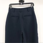 Wilfred Aritzia | Jallade Pant Crepe Ankle Crop Navy Blue Stripe 6 Photo 5