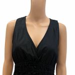 Converse  One Star Black Cotton Sleeveless V Neck Dress Womens Medium Photo 3