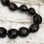 L.E.I Kukui Nut HAWAIIAN Black Dark Chocolate  32” Necklace Photo 5